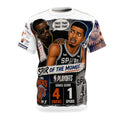 Custom Unisex Cut & Sew Tee (AOP) Knicks Win 4 to 1 Loosers Oil