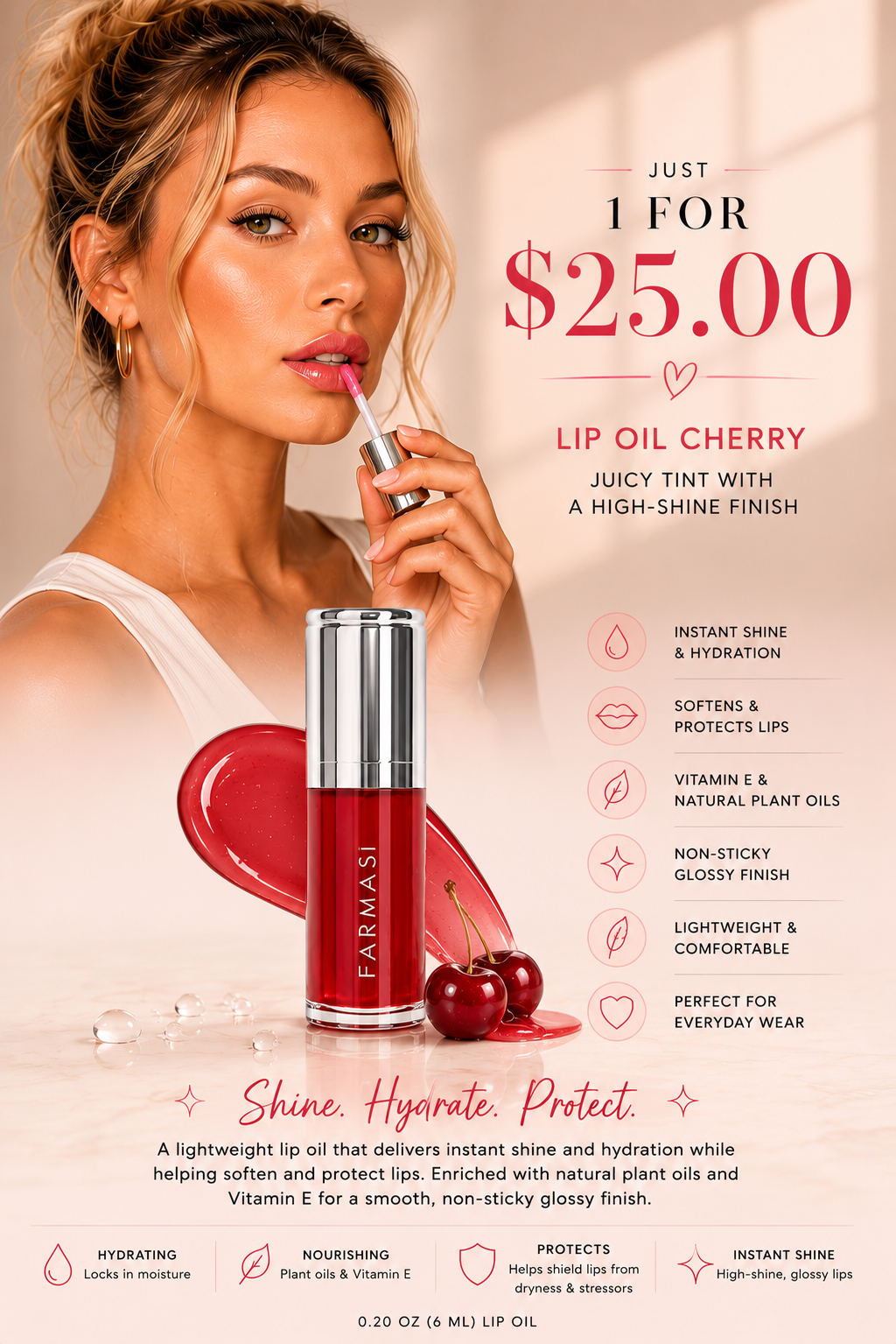 Lip Oil Cherry